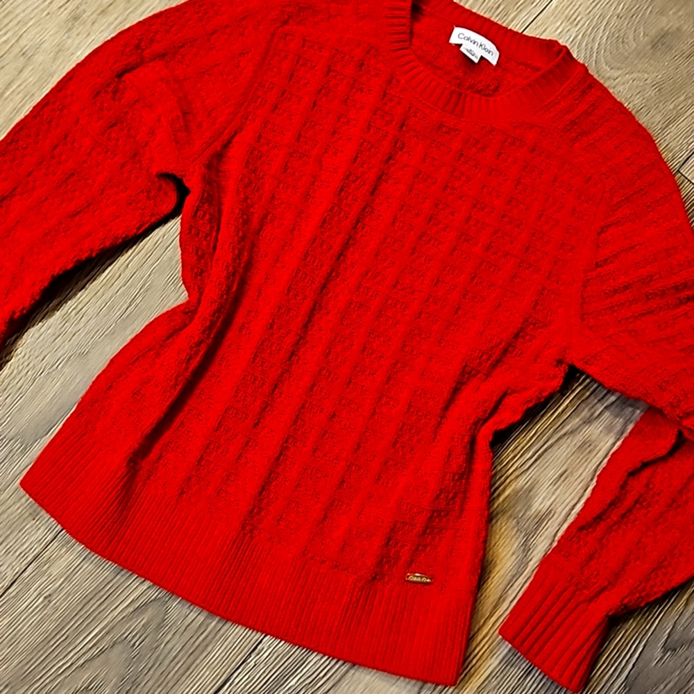 Calvin Klein red sweater